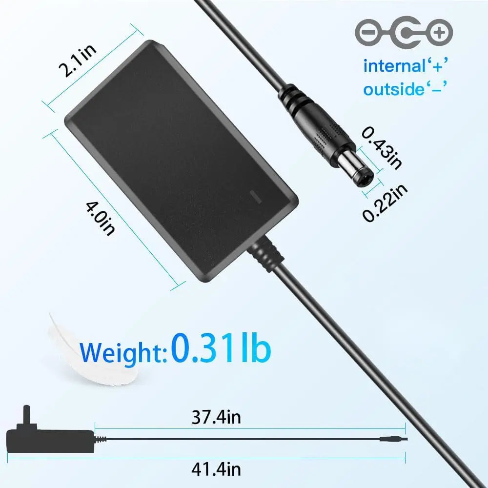 12V 3.5A Power Adapter AC 100V-240V Converter DC 12Volt 3.5Amp Wall Power Supply for Router Speaker Humidifier Equipment