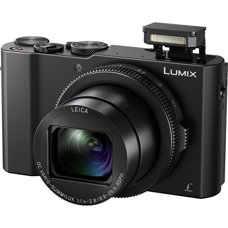 Panasonic LUMIX DMC-LX10 Compact Camera with 64GB SD Card, Battery & LowePro Pouch Panasonic