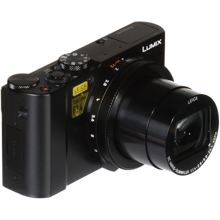 Panasonic LUMIX DMC-LX10 Compact Camera with 64GB SD Card, Battery & LowePro Pouch Panasonic