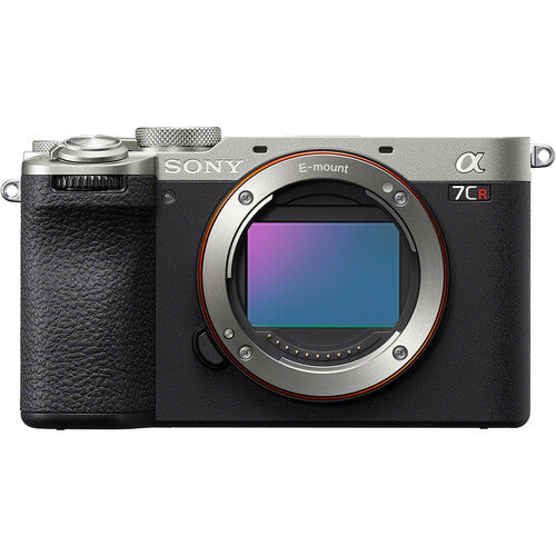 Sony a7CR Mirrorless Camera (Silver) front