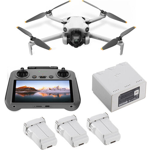 DJI Mini 4 Pro Drone with RC 2 Controller, 4K100 Video, Omnidirectional Obstacle Avoidance, Travel Case Kit