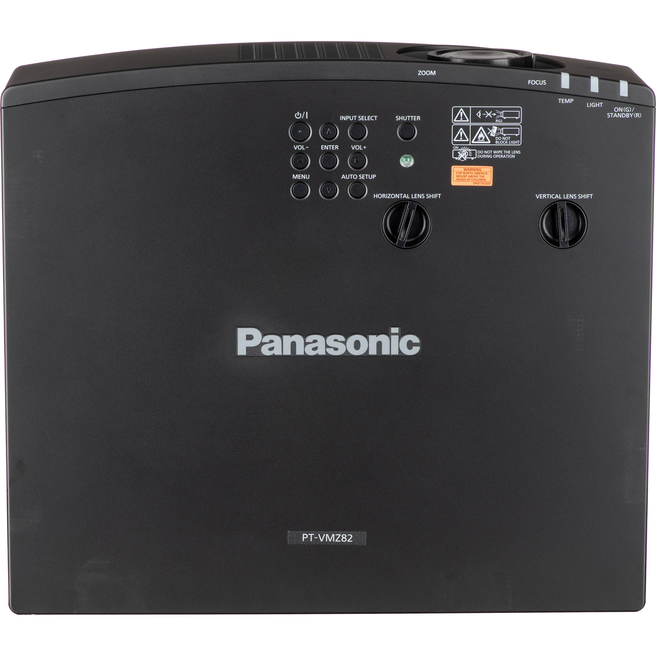 Panasonic PT-VMZ72B 7300-Lumen WUXGA Laser 3LCD Projector (Black)