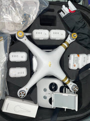 DJI Phantom 3 Professional 4K Drone Bundle- White  +Special Form Fit Case