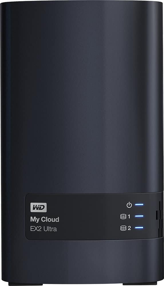 WD My Cloud Expert EX2 Ultra 2-Bay 0TB External Network Storage