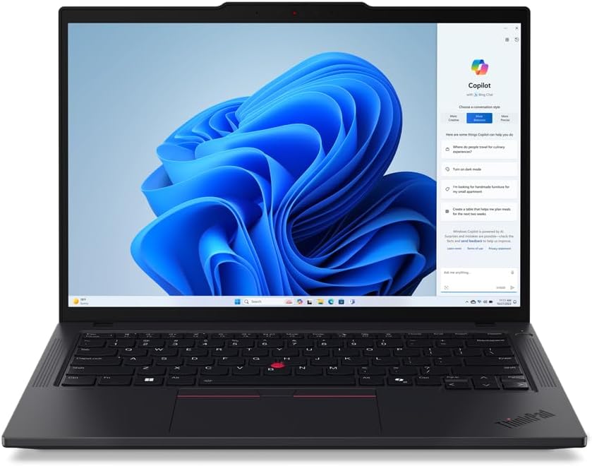 Lenovo ThinkPad T14 Gen 5 21ML008NUS 14" Touchscreen Notebook - WUXGA - Intel Core Ultra 7 165U - vPro Technology - 32 GB - 512 GB SSD - English Keyboard - Black
