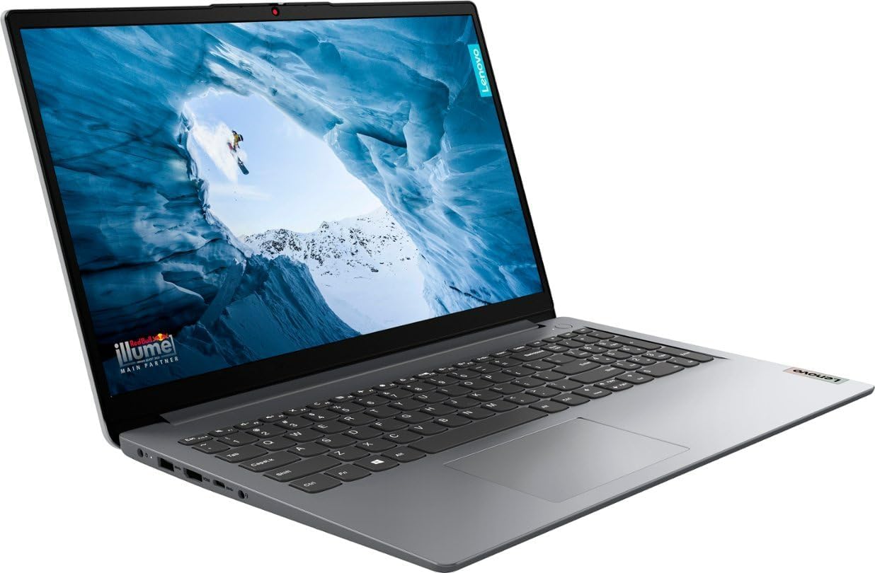 Lenovo IdeaPad 1 15IAU7 2023 Business Laptop 15.6"" FHD IPS Touchscreen 6-Core Intel i3-1215U 16GB DDR4 512GB SSD Intel Iris Xe Graphics Wi-Fi 6 Win10 Home w/ONT 32GB USB, Cloud Grey
