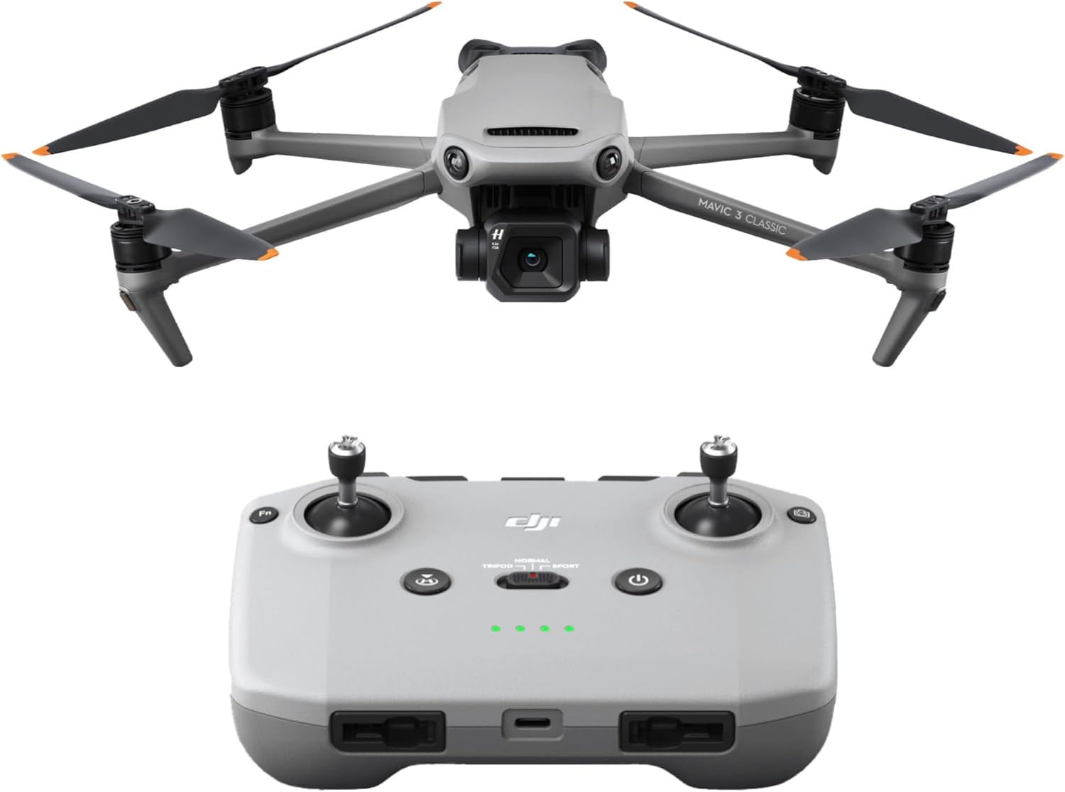 DJI Mavic 3 Classic, Drone with 4/3 CMOS Hasselblad Camera for Professionals, 5.1K HD Video, 46 Mins Flight Time, 15km Transmission Range, Smart Return to Home, FAA Remote ID Compliant
