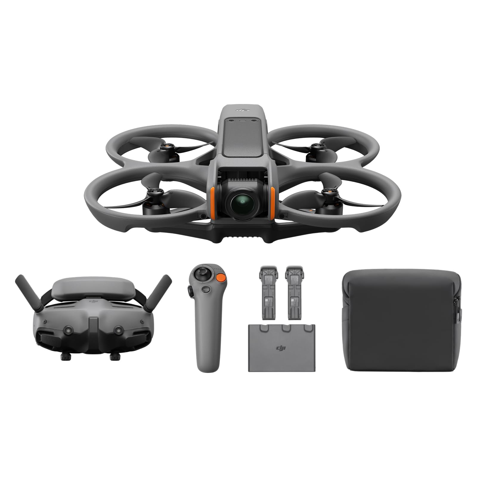 DJI Avata 2 Fly More Combo (1 Battery), FPV Drones with Camera for Adults 4K, Immersive Experience, Built-in Propeller Guard, Easy Flip/Roll, FAA Remote ID Compliant, POV Content Drone, Black - Buy Direct & Save
