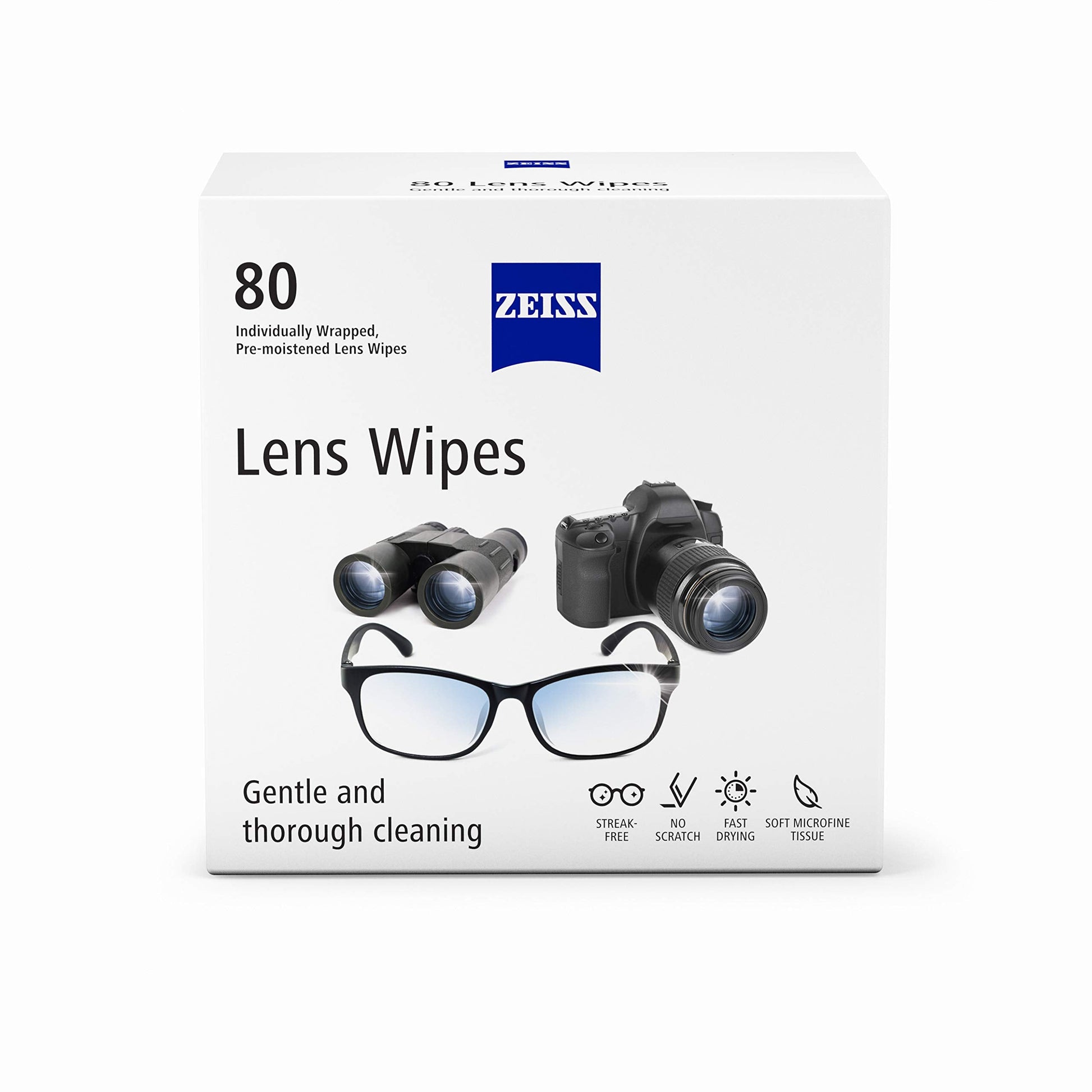 ZEISS Pre-Moistened Lens Cleaning Wipes, 600 Count