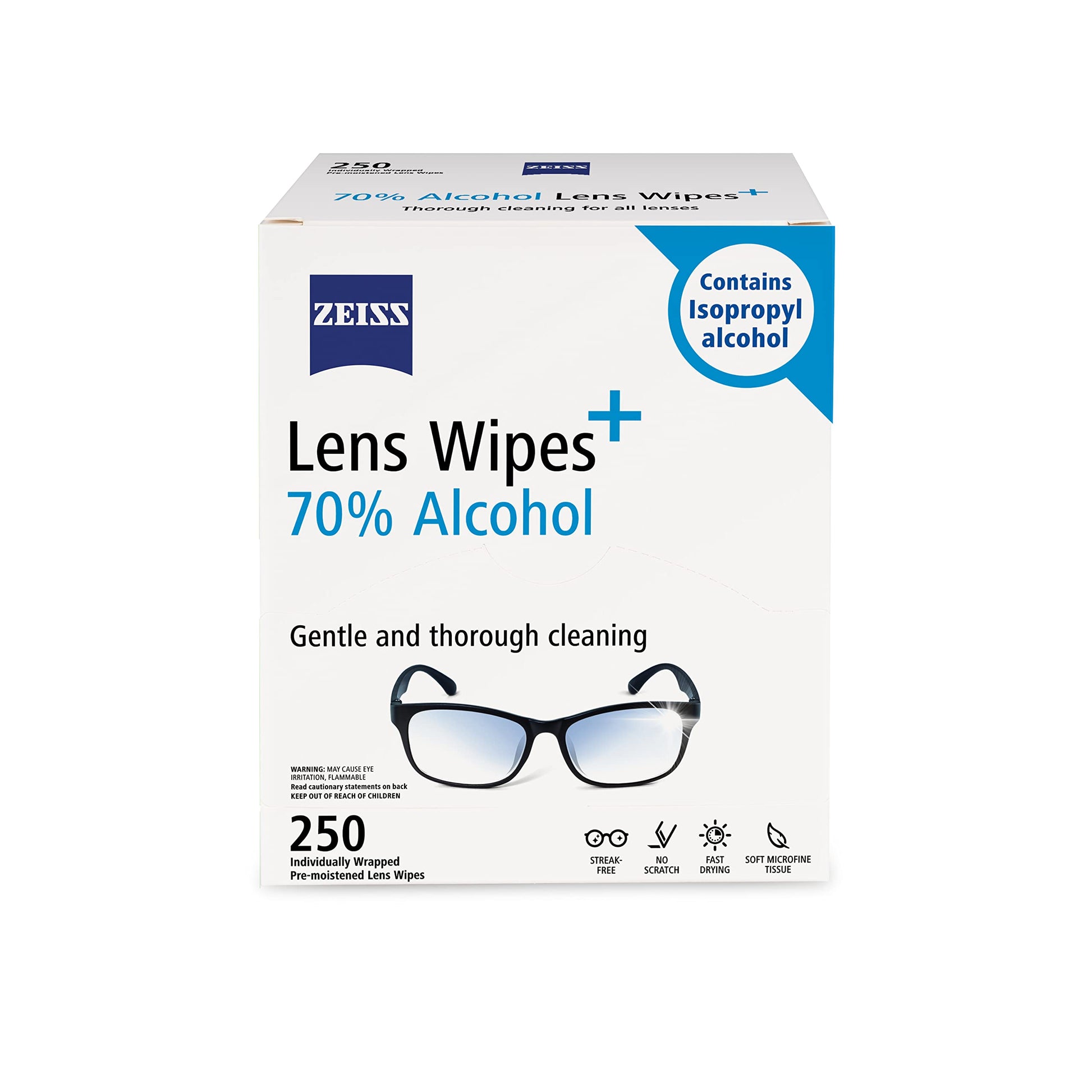 ZEISS Pre-Moistened Lens Cleaning Wipes, 600 Count
