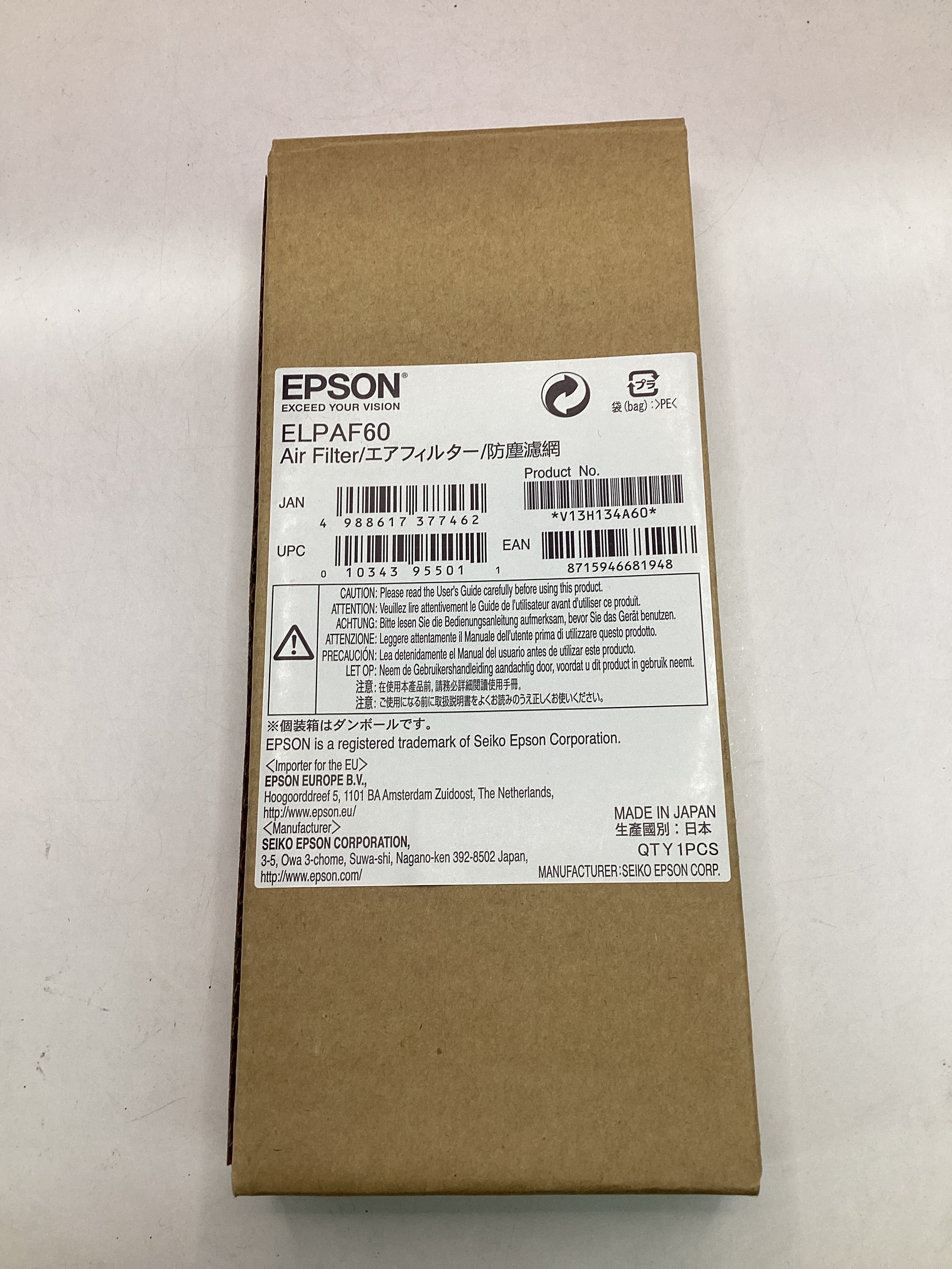 🌬️ Epson ELPAF60 Replacement Air Filter – Keep Your Projector Cool & Clean!