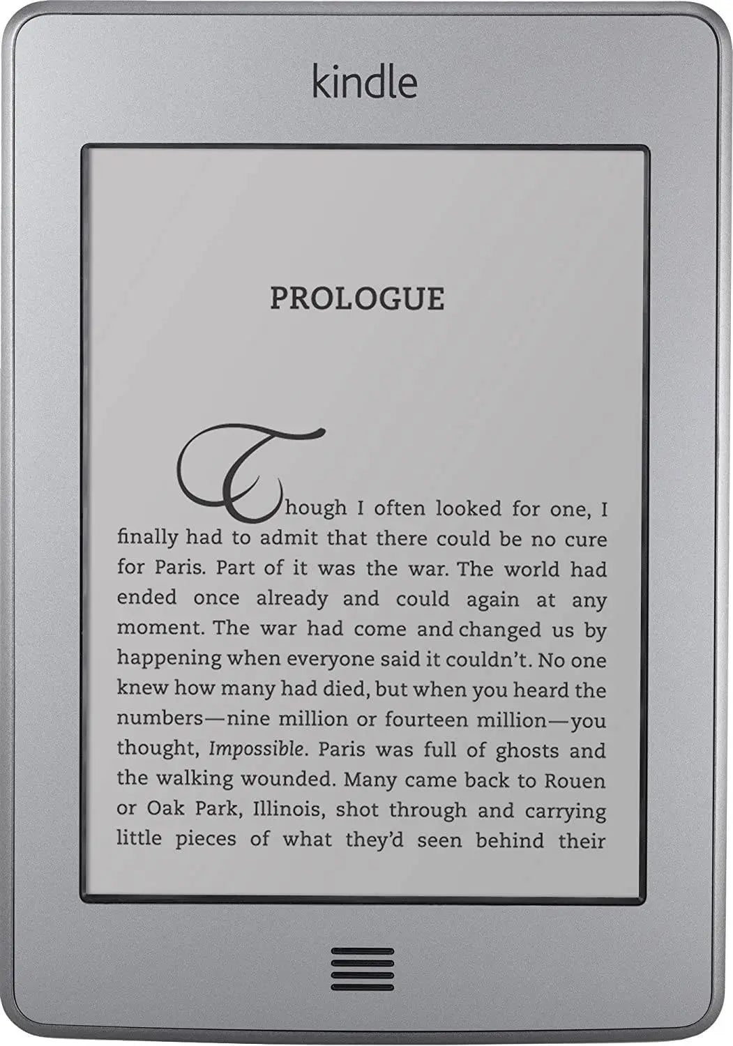 Amazon Kindle Touch, Wi-Fi, 6" E Ink Display - (X001E1J5KB) - RFB