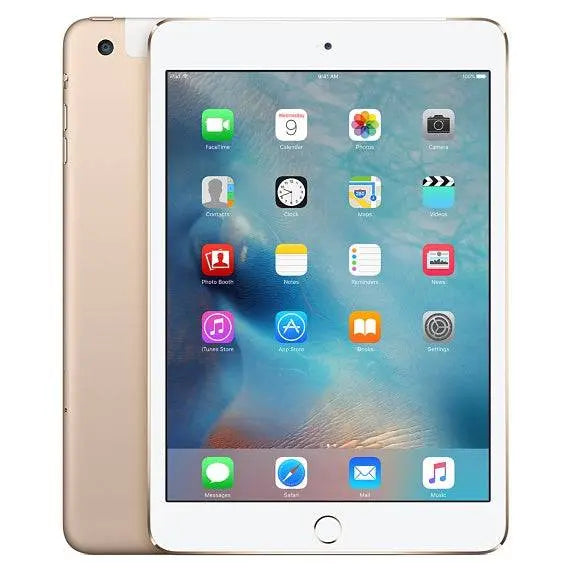Apple iPad Mini 3 64GB Wi-Fi + 4G Cellular Gold / White Unlocked A1600 Brand New