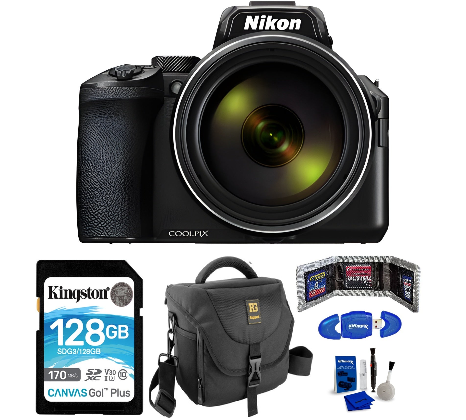 Nikon COOLPIX P1100 Digital Camera with Accessories Bundle - Buy Direct & Save