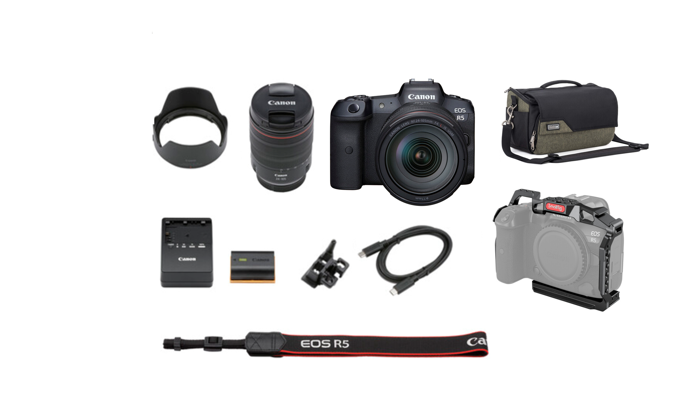 Canon EOS R5 Mirrorless Camera with 24-105mm f/4 Lens - NJ Accessory/Buy Direct & Save