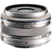 Olympus M.ZUIKO Digital 17mm f/1.8 Lens (Silver)