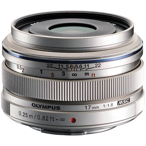 Olympus M.ZUIKO Digital 17mm f/1.8 Lens (Silver)