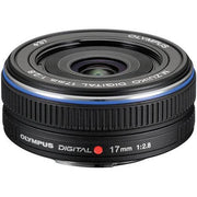 Olympus M.Zuiko Digital 17mm f/2.8 Lens for Micro Four Thirds Cameras (Black)