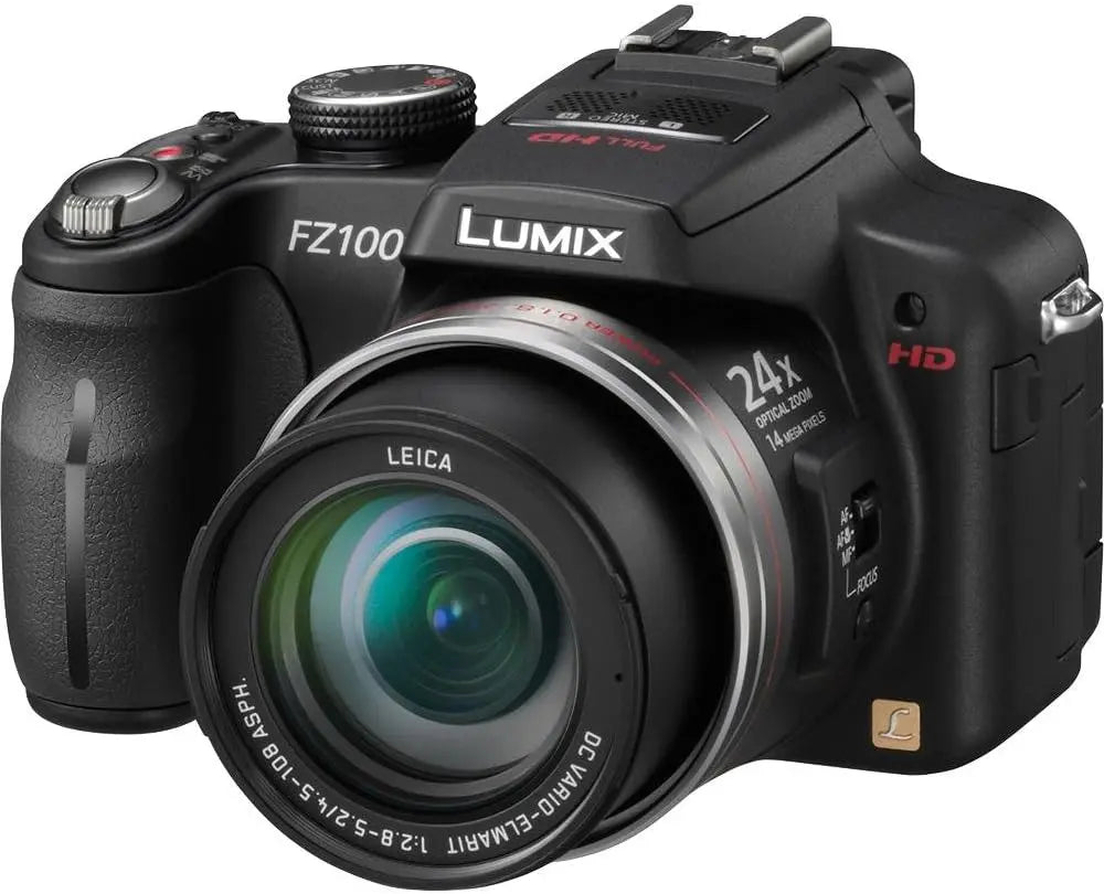 Panasonic Lumix DMC-FZ100 14.1 MP Digital Camera with 24x Optical Image Stabilized Zoom and 3.0-Inch LCD - Black