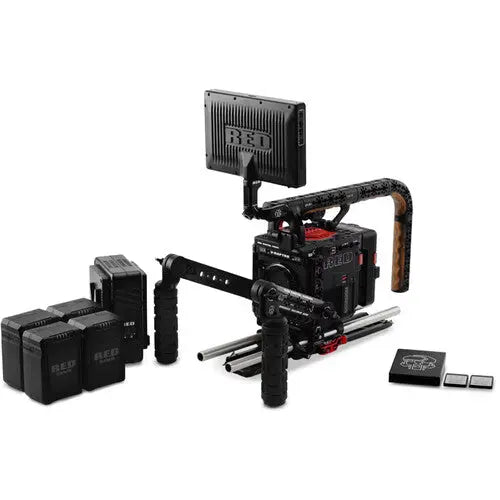 RED DIGITAL CINEMA V-RAPTOR 8K S35 Production Pack with Top Plate Plus & Rigid-Hinge Touch 7.0 (Gold Mount)