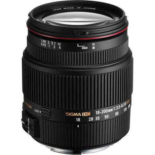 Sigma 18-200mm f/3.5-6.3 II DC OS HSM Lens F/ Canon