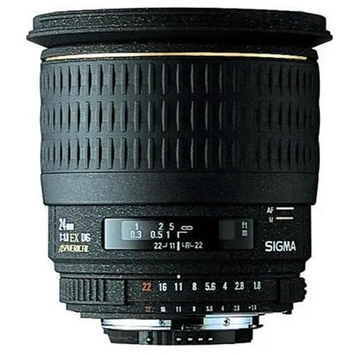Sigma 24mm f/1.8EX Aspherical DG DF Macro AF Wide Angle Lens F/Nikon