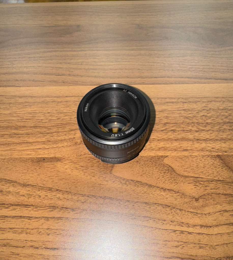 Nikon AF NIKKOR 50mm f/1.8D Lens (Open Box, Never Used)