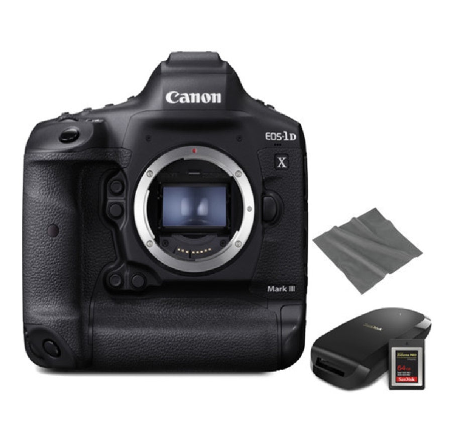 Canon EOS-1D X Mark III DSLR Camera with CFexpress Card and Reader Bundle - Buy Direct & Save