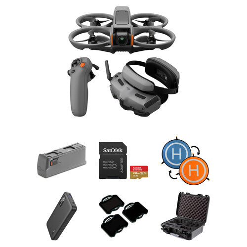DJI Avata 2 FPV Drone with 1-Battery Fly More Combo & Accessory Bundle