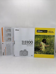 📚 Nikon D3100 English User’s Manual + Nikon School Guide to Digital SLR Photography