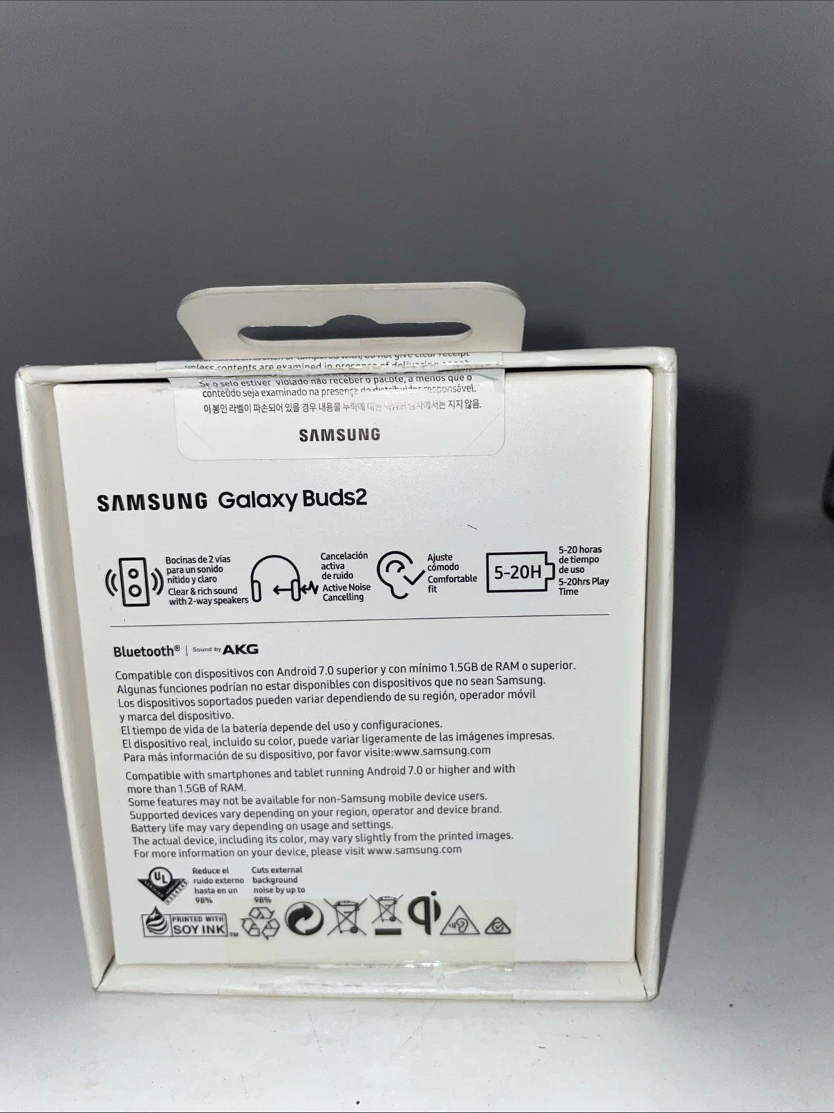 🎧 Samsung Galaxy Buds2 – Wireless Noise-Cancelling Earbuds (White)