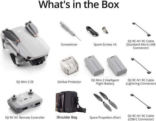 DJI Mini 2 SE Fly More Vlogger Combo Compact Drone