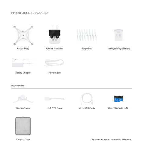 DJI Phantom 4 Advanced Quadcopter Drone with LCD Remote - Refurbished